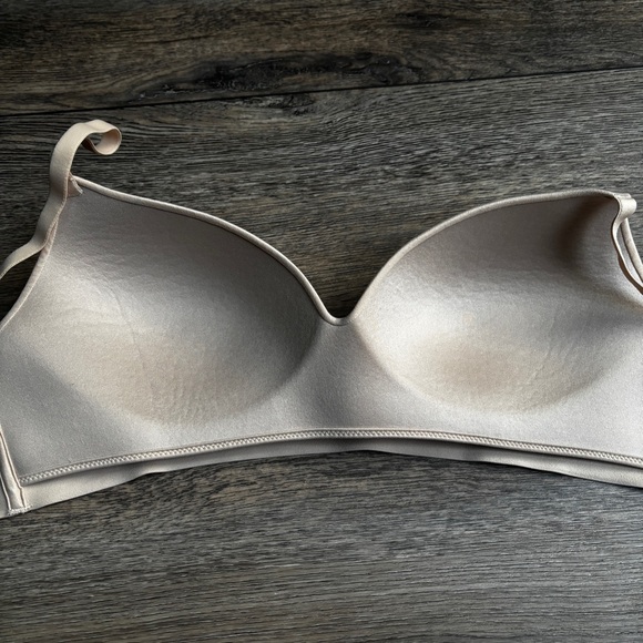 Soma Enbliss Wireless Comfort T Shirt Bra Pale Sand Beige Sz 34C - Picture 8 of 11